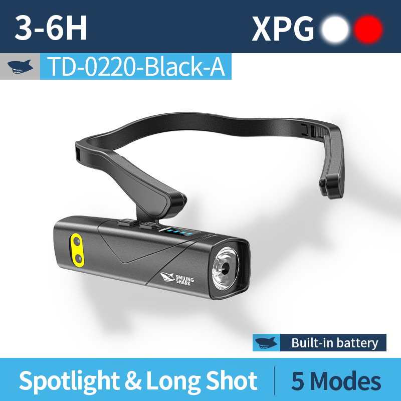 LED челна лампа с отделящ се колан за глава и сензор за нощно бягане