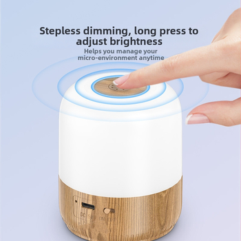 Νυχτερινό φως με έλεγχο αφής, επαναφορτιζόμενη μπαταρία 5V, πλαστικό σκιά φωτιστικού, μοντέρνο μινιμαλιστικό στυλ