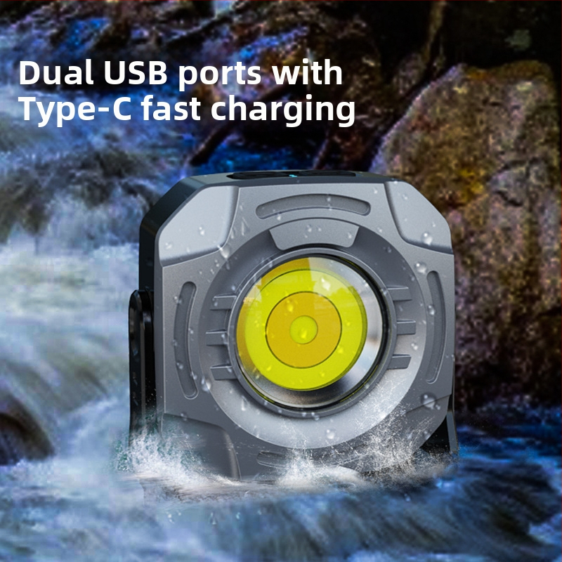 LED преносима ръчна кемпинг лампа за снимане, 8W, 3.7V, USB зареждане