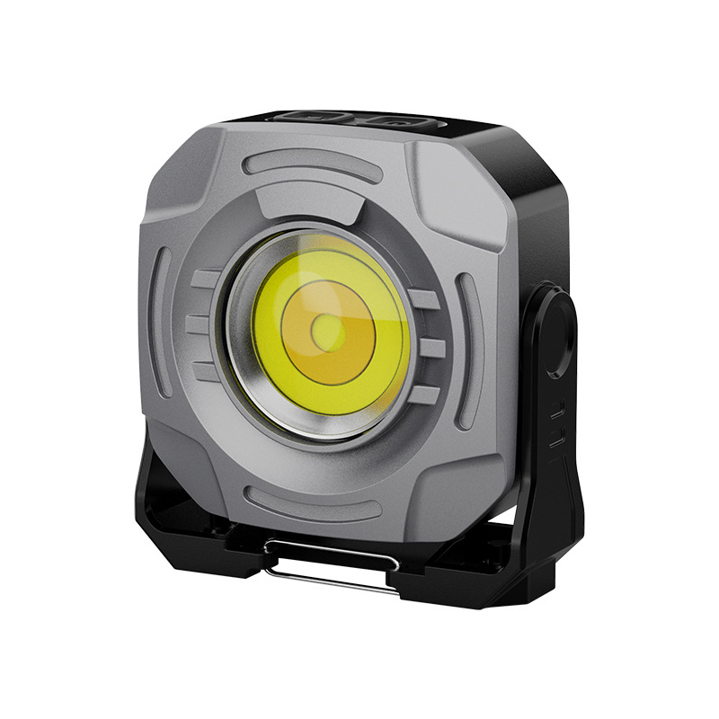 LED φορητό φως για κάμπινγκ και λήψεις, 8W, 3.7V, επαναφορτιζόμενο USB, διακόπτης πατήματος
