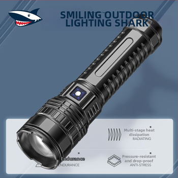 Φακός τακτικής με COB LED, επαναφορτιζόμενος, λειτουργία Power Bank, 3C πιστοποιημένος