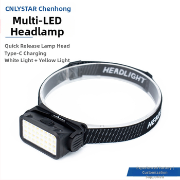 ONLYSTAR LED челна лампа за походи и къмпинг, 10W, презареждаема батерия 1200mAh, SMD LED светлина, ръчно задвижване на захранването, обхват 100–200 м