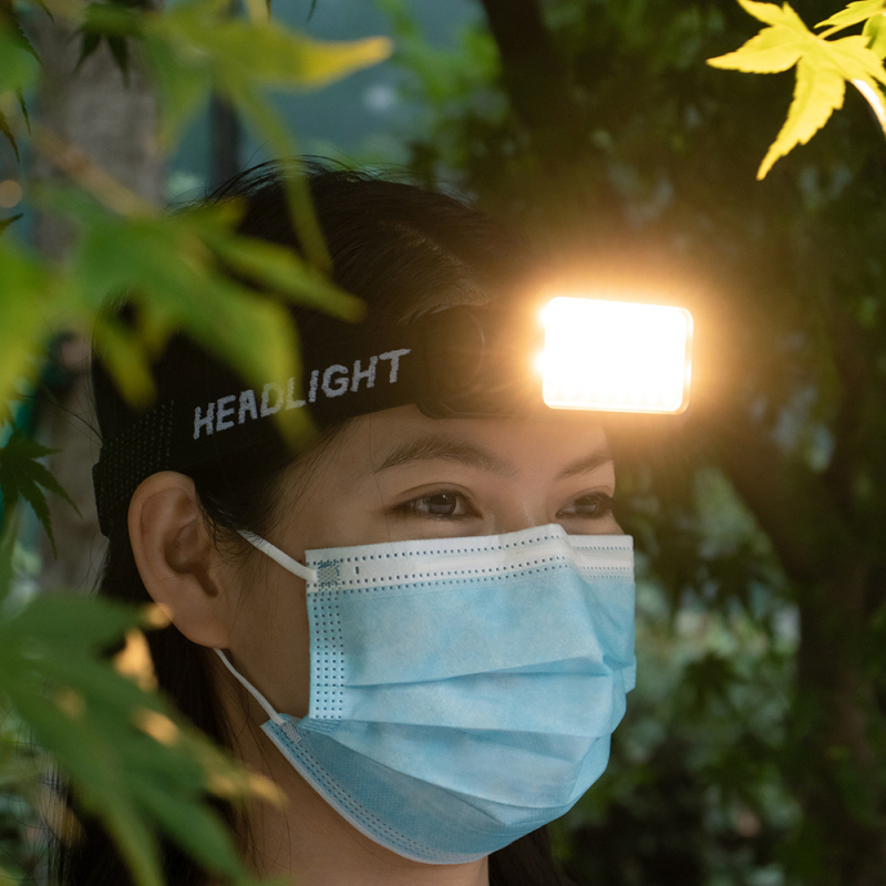 ONLYSTAR LED челна лампа за походи и къмпинг, 10W, презареждаема батерия 1200mAh, SMD LED светлина, ръчно задвижване на захранването, обхват 100–200 м