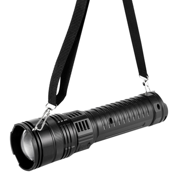 Rankinis LED lazerinis žibintas, 30W, 1000 lm, 500 m spindulys, 5400 mAh baterija, aliuminio lydinio korpusas