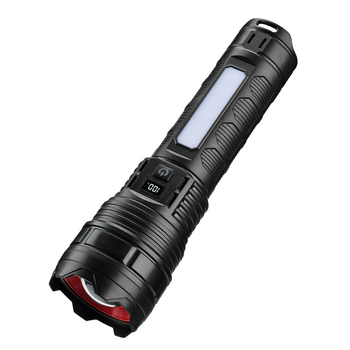 Bolon LED φακός με USB-C φόρτιση, 2400mAh μπαταρία, χειροκίνητη λειτουργία, κεφαλή 360° περιστρεφόμενη