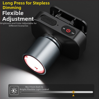 LED φακός κεφαλής, 10W, USB επαναφορτιζόμενος, 800mAh, εξωτερική χρήση