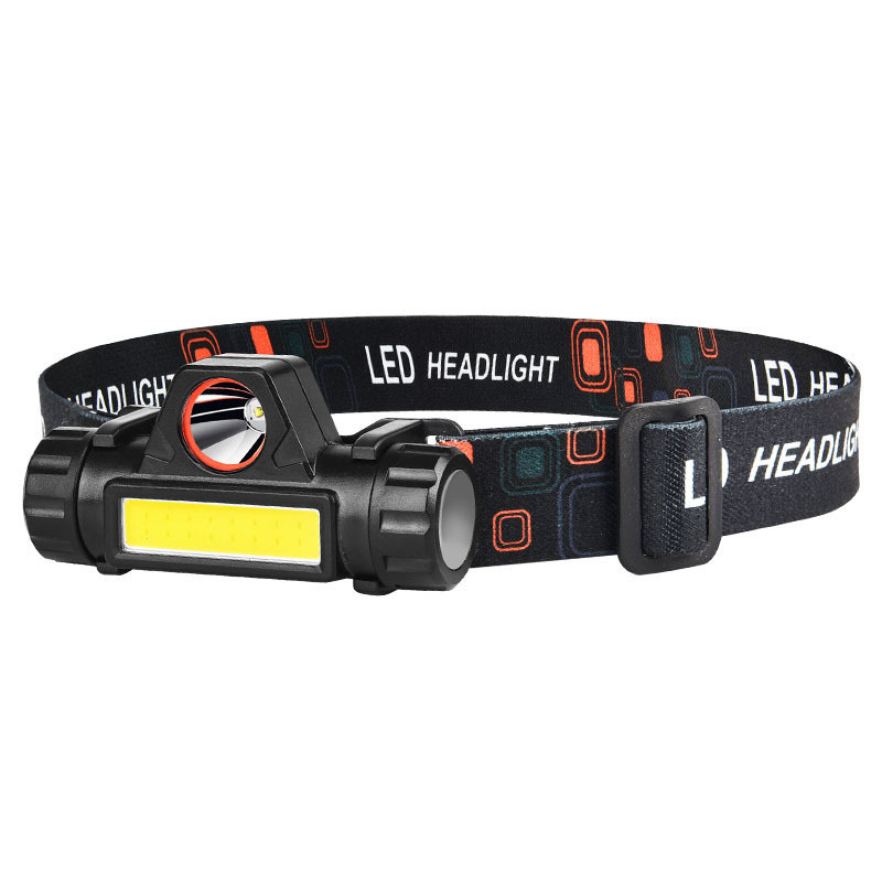 Čelna svjetiljka s magnetskim COB dvostrukim izvorom svjetla, punjiva, 10W, 1200 mAh, domet 100–200 m