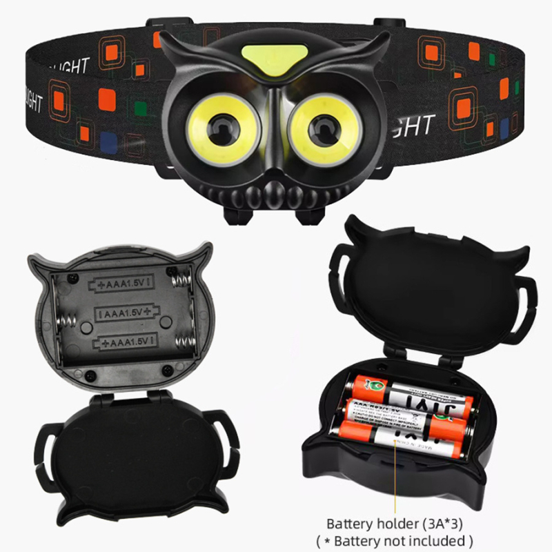 Wosens LED atsparus vandeniui galvos žibintu lauko išvykoms, 100 m spindulys, 8 val. veikimo laikas