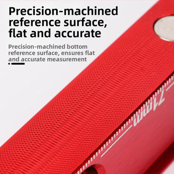 Нивелир с мощен магнит, отливен корпус, 4 водни балона, за тръбопроводни инсталации