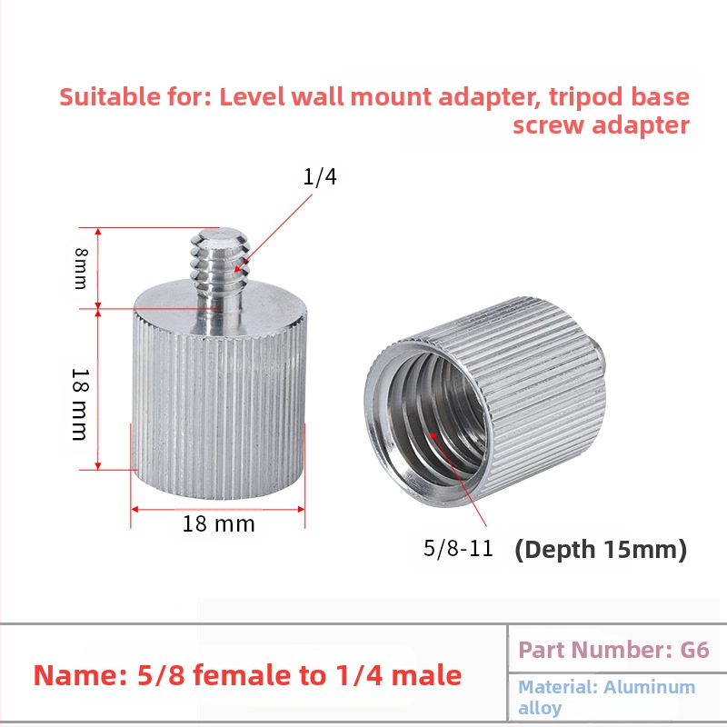 Лазерен нивелир със стативен адаптер и инфрачервено излъчване; 1/4 оборот, 5/8 болт, 3/8 монтаж