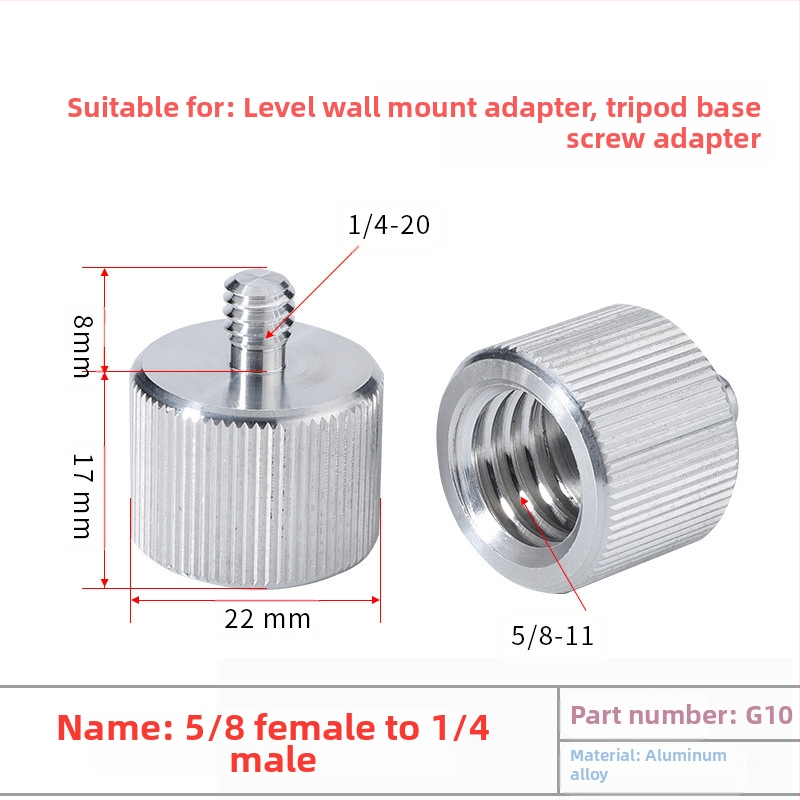 Лазерен нивелир със стативен адаптер и инфрачервено излъчване; 1/4 оборот, 5/8 болт, 3/8 монтаж