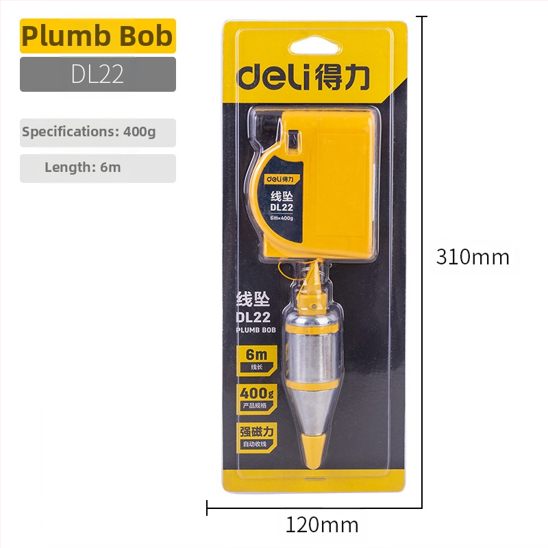 DEEALL Магнитен инструмент за измерване с автоматично навиване на въже за дървообработване и строителство