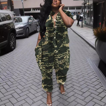 Φόρμα ολόσωμη με πολυεστέρα-σπαντέξ μίξη, 3/4 μανίκια, φαρδιά παντελόνια, μεσαία μέση (Πολυεστέρας-Σπαντέξ μίξη; 3/4 μανίκια; φαρδιά παντελόνια; μέση)