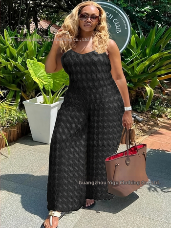 Γυναικεία ολόσωμη φόρμα χωρίς μανίκια, με υψηλή μέση, ίσια παντελόνια, πολυεστέρας με μικροελαστικότητα και σπαντέξ, γραφείο στυλ, άνοιξη 2025