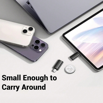 USB-C към Lightning адаптер за Apple устройства, Type-C мъжки към Lightning женски конвертор, Модел 01