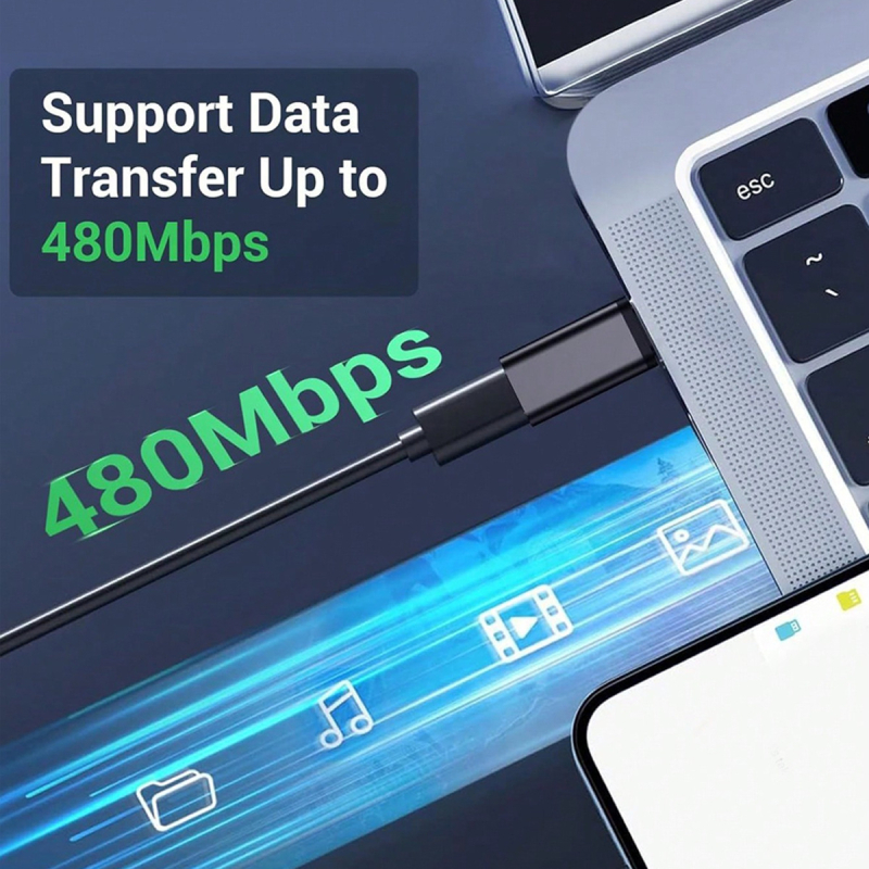 Αντάπτορας USB-C σε Lightning για συσκευές Apple, Type-C αρσενικό σε Lightning θηλυκό μετατροπέας, Μοντέλο 01