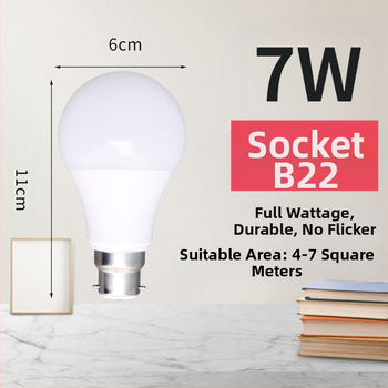 LED крушка с байонетна основа B22, 10–15W, IP65, без трептене, защита на очите