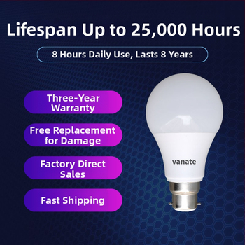 LED крушка с байонетна основа B22, 10–15W, IP65, без трептене, защита на очите