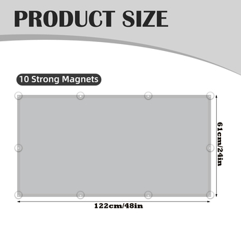 Υφασμάτινη σκιά λαμπτήρα με μαγνητική στερέωση, προστασία ματιών, μοντέλο 088138XY, υλικό: ύφασμα, πάχος 0.09, μάρκα: FENGYUE