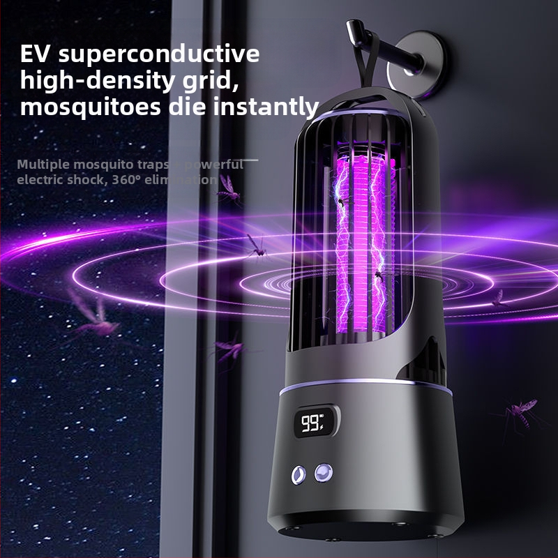 Elektrinis uodų naikinimo prietaisas namų naudojimui, tylus veikimas, dengia iki 10 m², rankinis elektrinis šokas, be įmontuotos baterijos