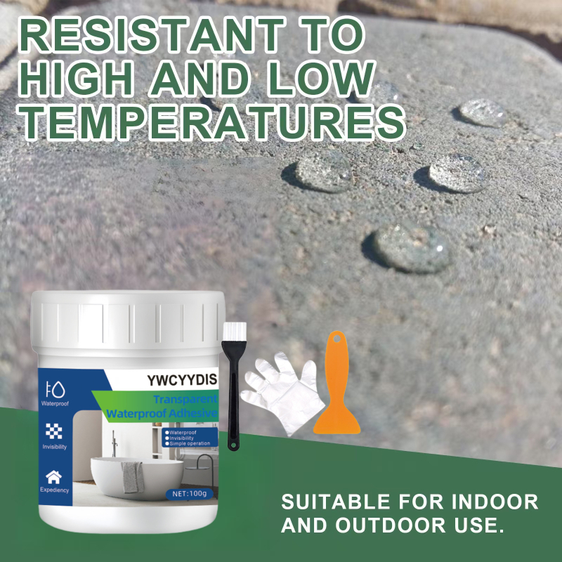 Skaidrs ūdensizturīgs līmējošais pārklājums – šķidrs, plastmasas pamats, Jue-Fish, mitruma izturīgs