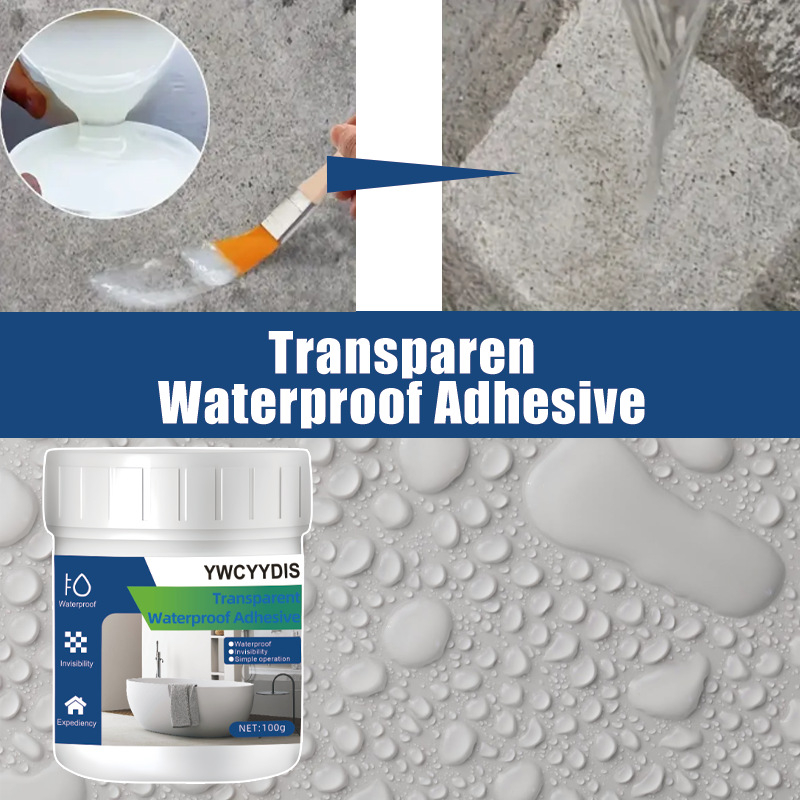 Skaidrs ūdensizturīgs līmējošais pārklājums – šķidrs, plastmasas pamats, Jue-Fish, mitruma izturīgs