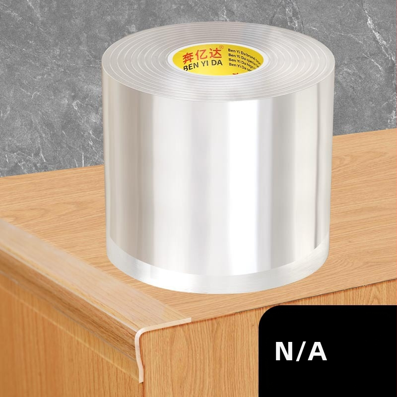 Ακρυλική ταινία προστασίας γωνίας τραπεζιού, μονόπλευρη νανοκολλητική, διαφανής, αδιάβροχη, χωρίς ραφές