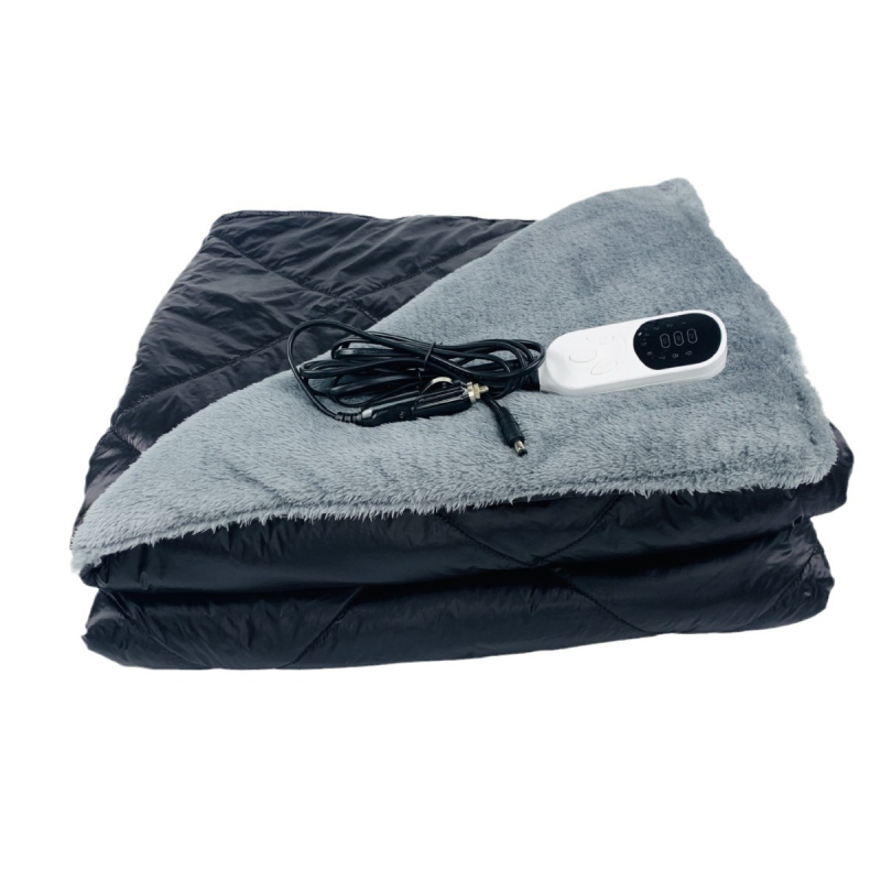 FEBORY 12V automobilių maitinimo elektrinė antklodė, sintetinis pluoštas, modelis TT-100x75-1x, vieno valdiklio, 72W