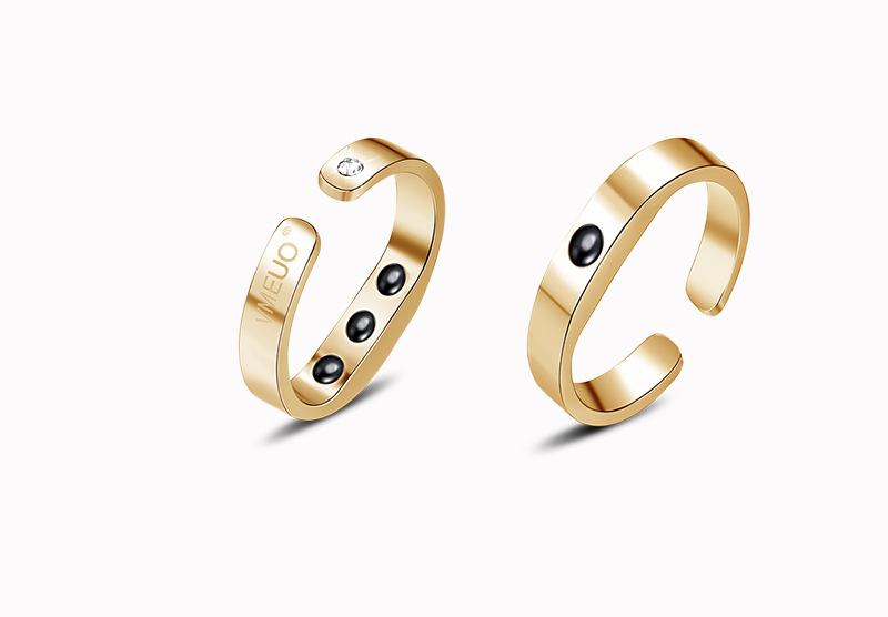 Brățară metalică VMEUO, cu text, design simplu, unisex