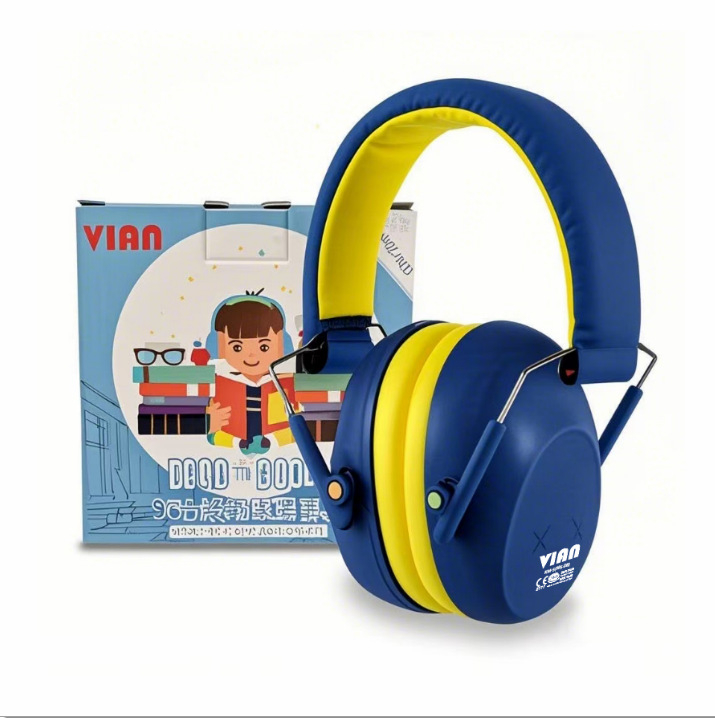 Garso izoliacijos ausų apsauga mokiniams ir vaikams – triukšmo sumažinimas, 24 dB, ABS+PU+putplastis