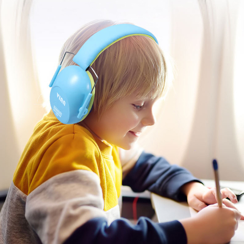 Garso izoliacijos ausų apsauga mokiniams ir vaikams – triukšmo sumažinimas, 24 dB, ABS+PU+putplastis