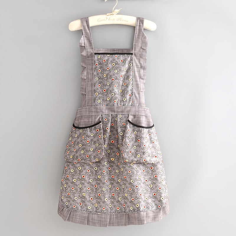 Haojin Vászon Ujjatlan Kötény – Anti-Folt, Konyhai Munkaruha, Divatos, Légáteresztő