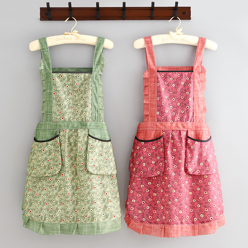 Haojin Vászon Ujjatlan Kötény – Anti-Folt, Konyhai Munkaruha, Divatos, Légáteresztő