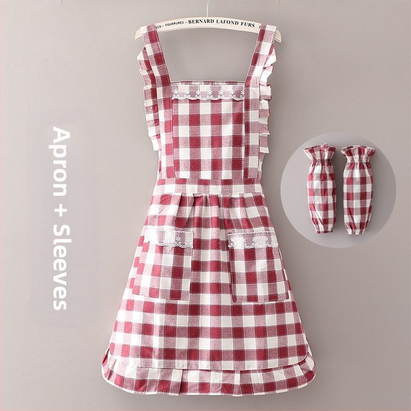 Haojin Vászon Ujjatlan Kötény – Anti-Folt, Konyhai Munkaruha, Divatos, Légáteresztő