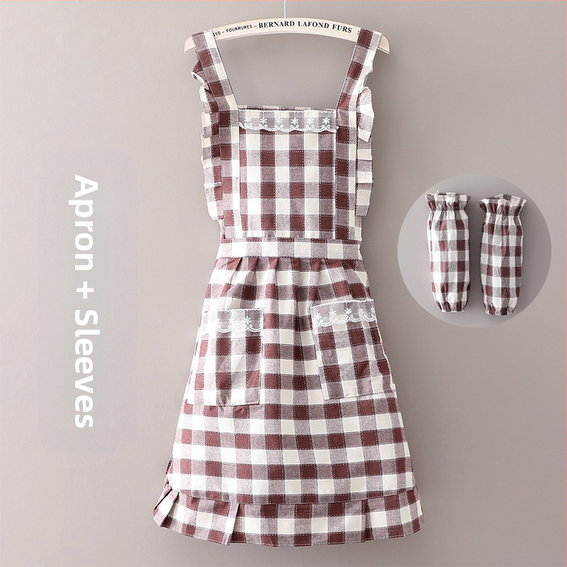 Haojin Vászon Ujjatlan Kötény – Anti-Folt, Konyhai Munkaruha, Divatos, Légáteresztő