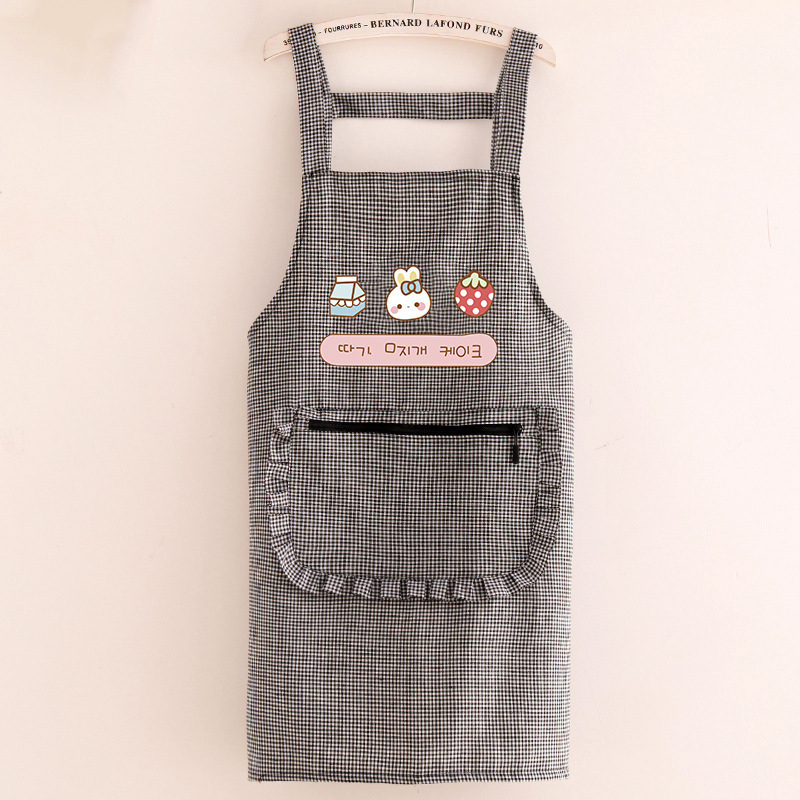 Haojin Vászon Ujjatlan Kötény – Anti-Folt, Konyhai Munkaruha, Divatos, Légáteresztő