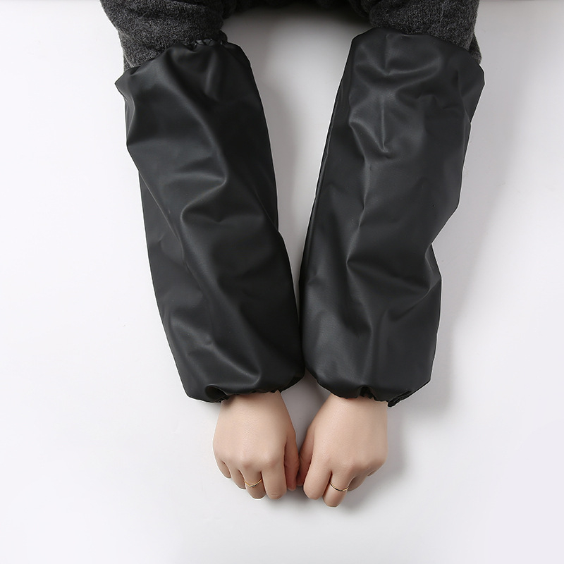 Ujjakkal ellátott kötény, bőrből, vízálló, olajálló, Oxford anyagból, vastagodott dizájn