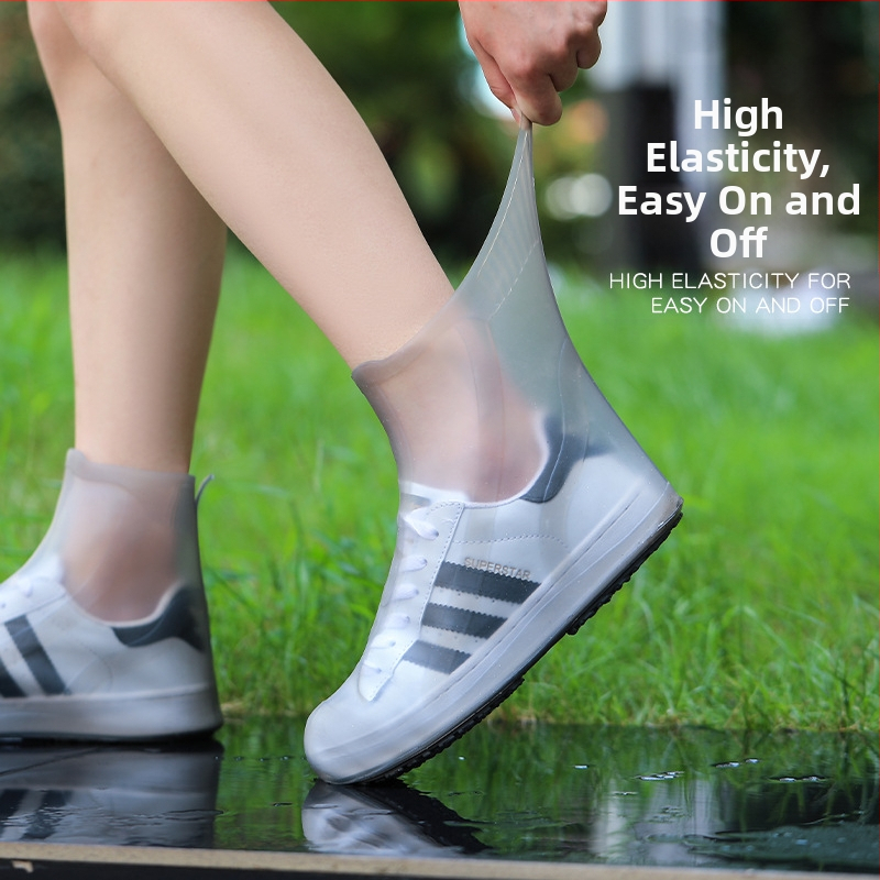 Meijia Rainproof водоустойчиви калъфи за дъждовни ботуши — усилени, противохлъзгащи, износоустойчиви, за открито, с различни височини (дълги, високи, средни, ниски)