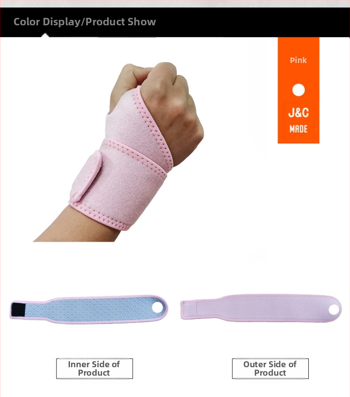 Wrap-around kompresinis riešo dirželis badmintonui — Jin Chen, okcloth, suaugusieji