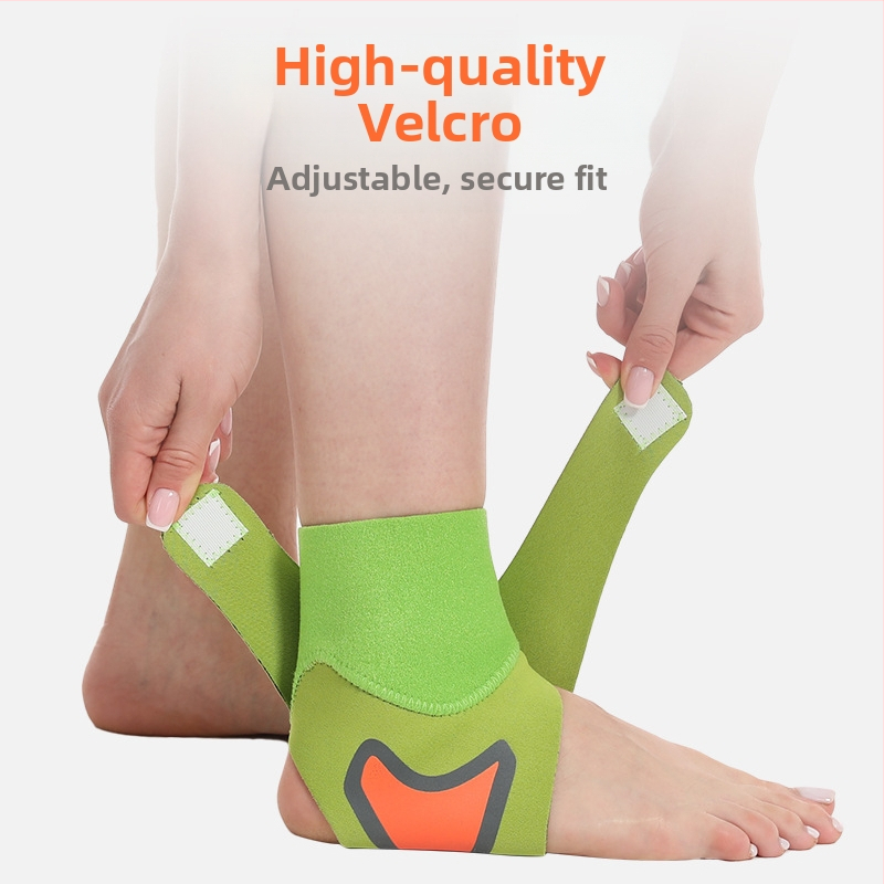 Защита за глезен с компресия – тънък дизайн, унисекс, подходяща за баскетбол и бягане, материал SBR, категория: защита за глезен