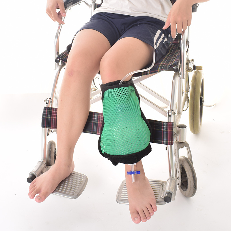 Jiahuikang Чанта за събиране на урина / Остомична дренажна чанта с фиксиращи ленти за крак и катетър – мрежа, еластична лента, оксфорд, велкро