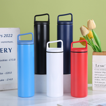 Термос чаша, Straight Cup стил, вътрешна 304 нержавееща стомана, външна 201 стомана, изолация 12–24 ч, преносима