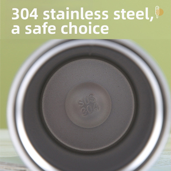 Θερμός κύπελλο με ευθύγραμμο σχεδιασμό, εσωτερικός 304 ανοξείδωτος χάλυβας, εξωτερικός 201 ανοξείδωτος χάλυβας, μόνωση 12–24 ωρών, φορητό