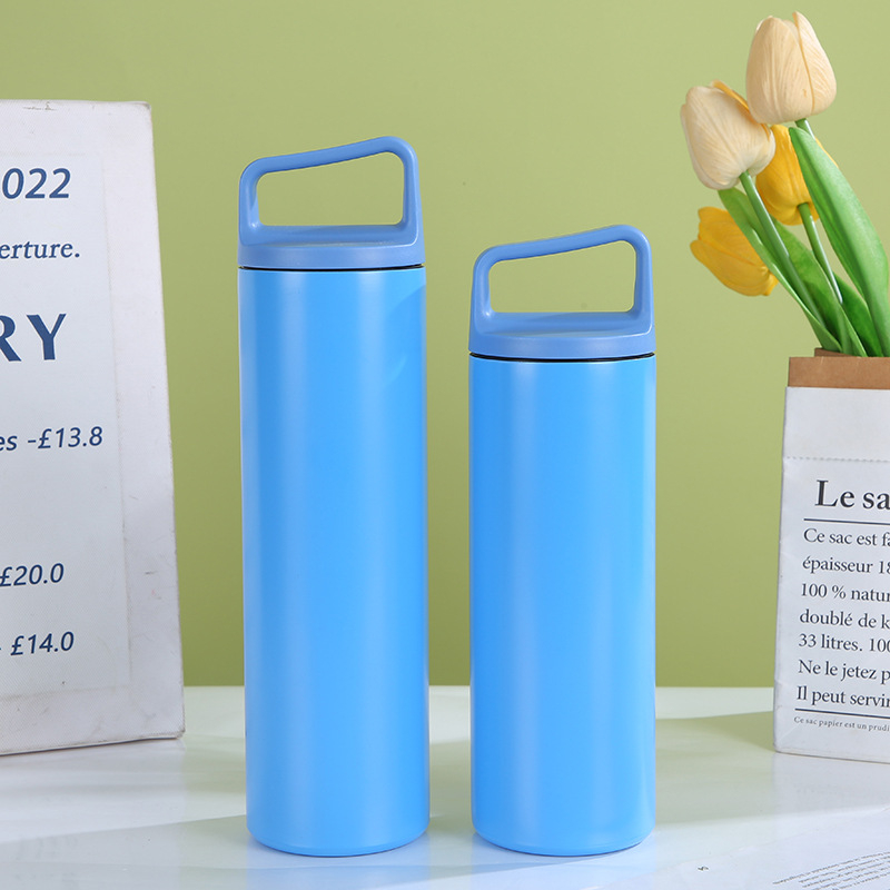 Термос чаша, Straight Cup стил, вътрешна 304 нержавееща стомана, външна 201 стомана, изолация 12–24 ч, преносима