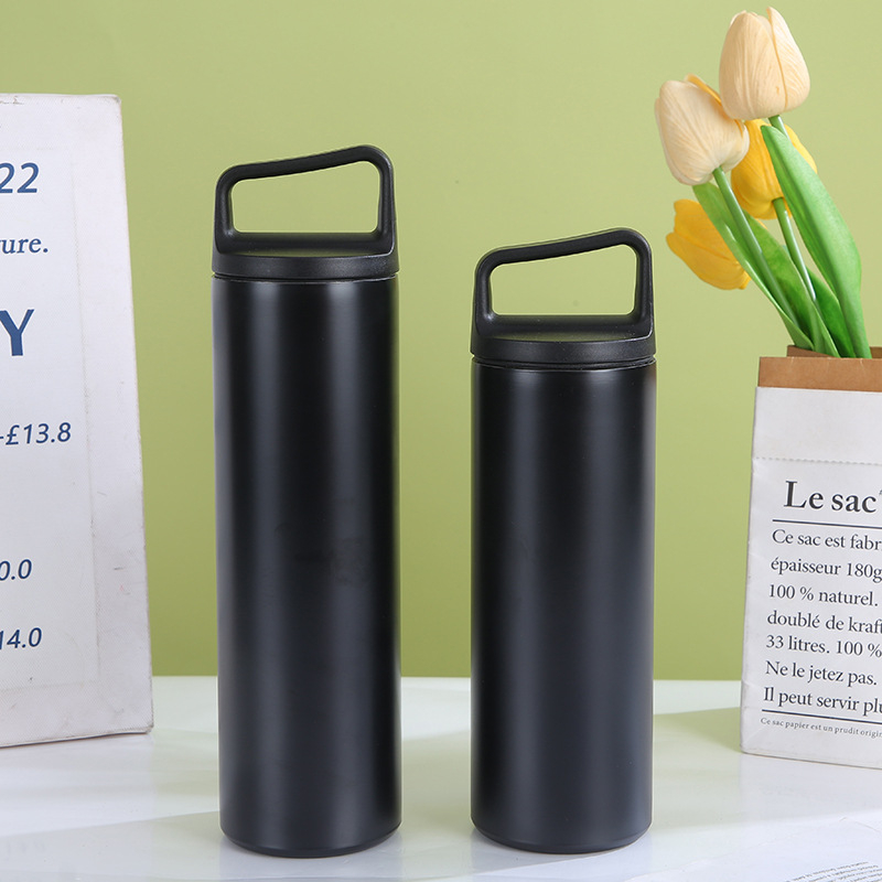 Термос чаша, Straight Cup стил, вътрешна 304 нержавееща стомана, външна 201 стомана, изолация 12–24 ч, преносима