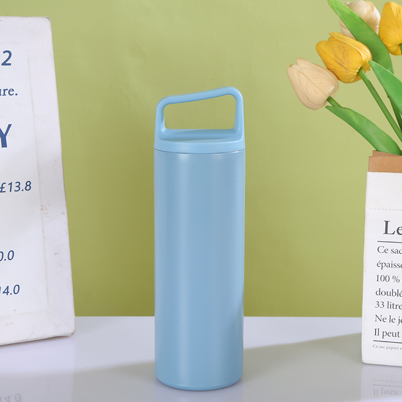 Термос чаша, Straight Cup стил, вътрешна 304 нержавееща стомана, външна 201 стомана, изолация 12–24 ч, преносима