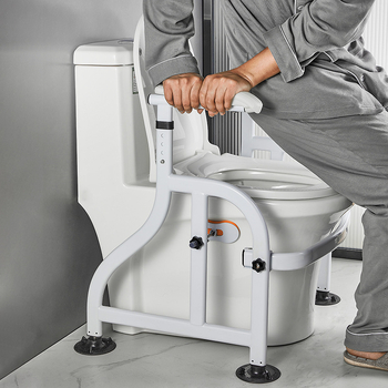 Подпорна дръжка за тоалетна за възрастни Jiafen TY-MF-4325, безопасна дръжка за изправяне — Модел: TY-MF-4325; Марка: Jiafen; Материал: Друг; Повърхностна обработка: Боядисване; Съвместимост: 1 модел