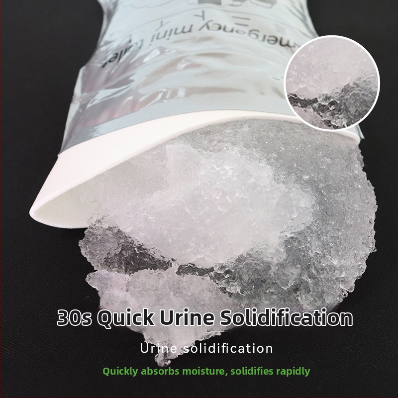 Автомобилна спешна уринна торбичка, преносима и еднократна, за мъже и жени, PE материал, капацитет 600–700 ml