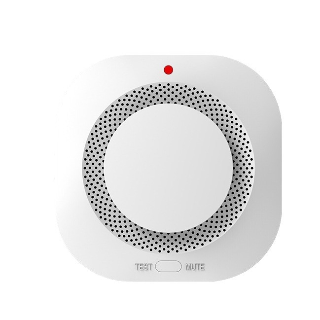 Безжичен детектор за дим S11D, 360° обхват, детекция до 6 м, 3C сертифициран, аларма със звук и светлина, за домашна употреба