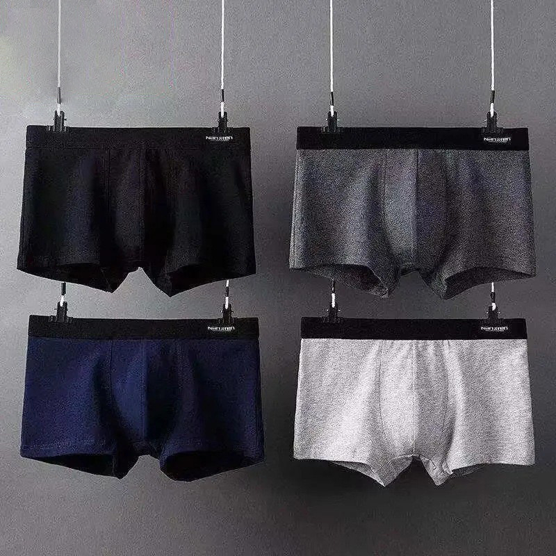 Vīriešu bokseršorti no kokvilnas ar vidējo jostu, elpojoši un antibakteriāli, 95–100% kokvilna, cirkšņa odere no viskozes